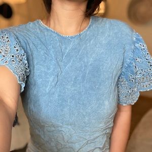 Detail Sleeve Blouse